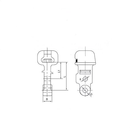 Accessori hardware Presa a forcella Hardware Accessories Socket Clevis