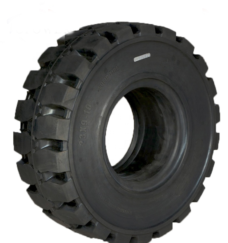 pneu de borracha maciça de qualidade 23x9-10 quality solid rubber tire 23x9-10