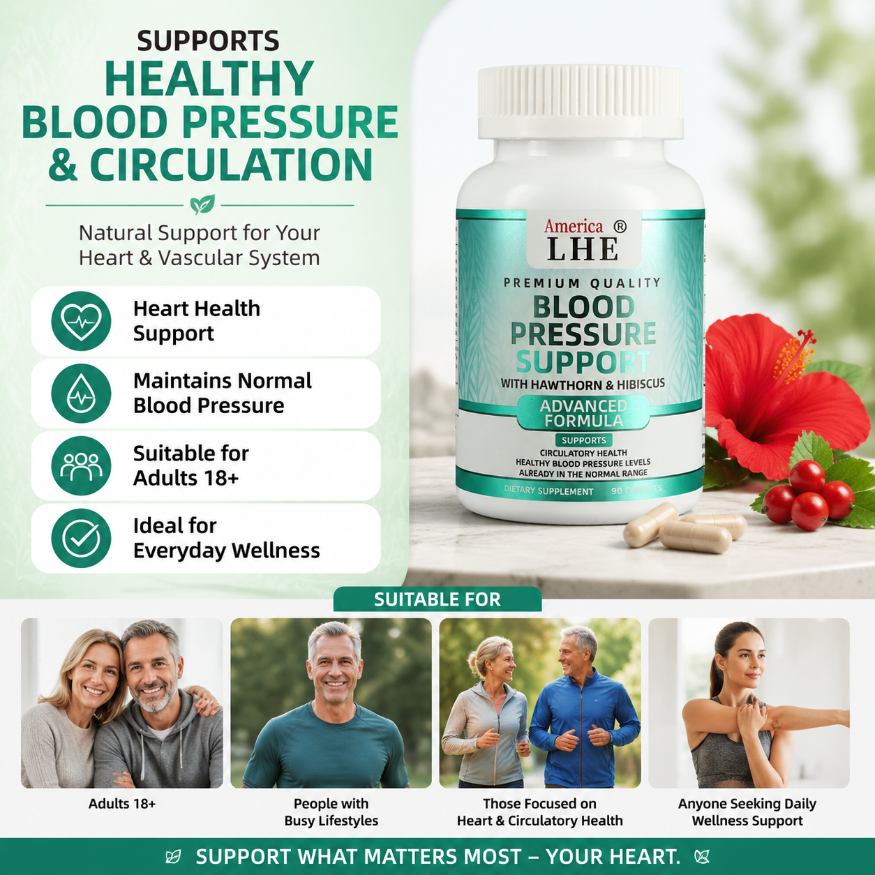 Blood Pressure Support Capsules4 Blood Pressure Support Capsules4