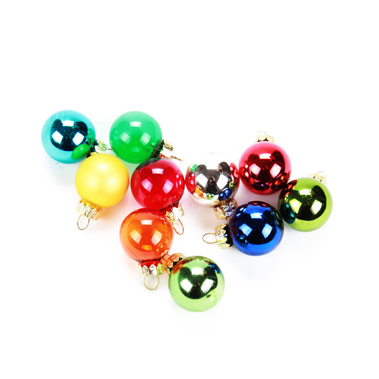 mini christmas glass ball