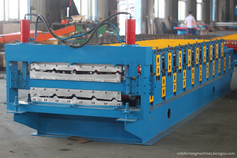 double layer roofing sheet machine