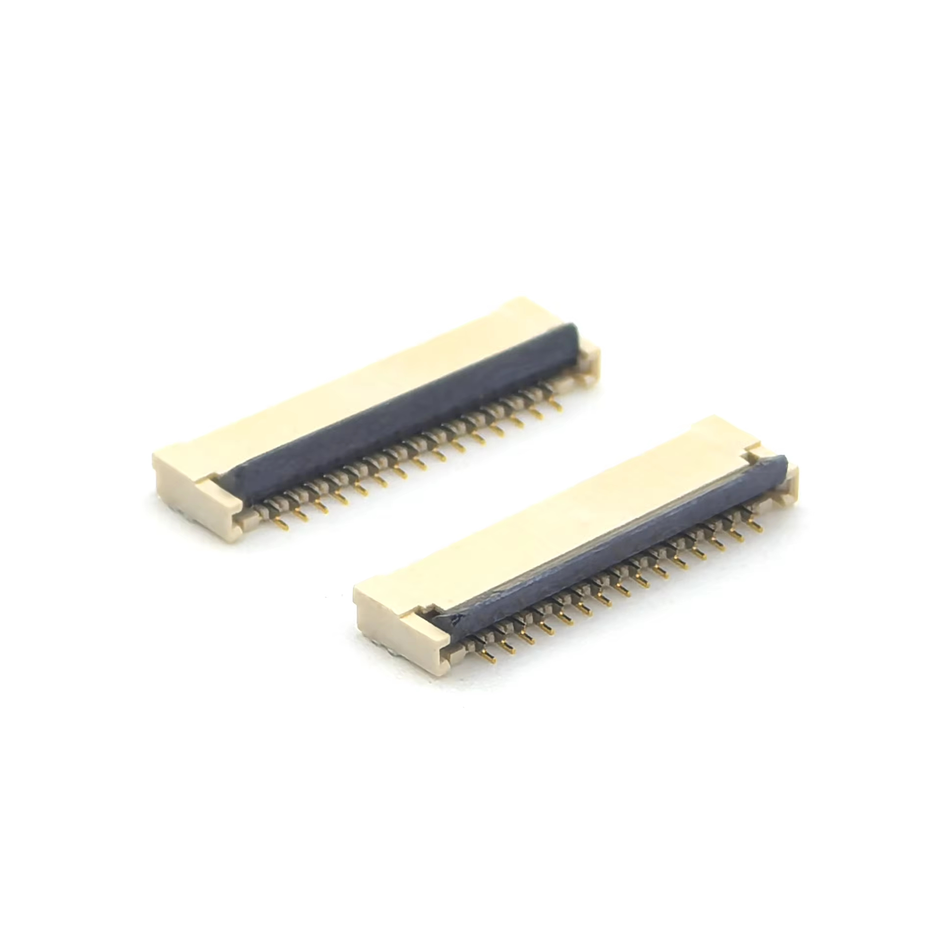 1.0mm fpc connector full gold 1.0mm fpc connector full gold
