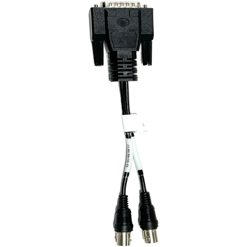 Custom D-sub 15P Male to Dual BNC Female Signal Cable Custom D-sub 15P Male to Dual BNC Female Signal Cable