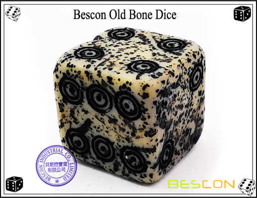 Bescon Old Bone Dice-6 Bescon Old Bone Dice-6