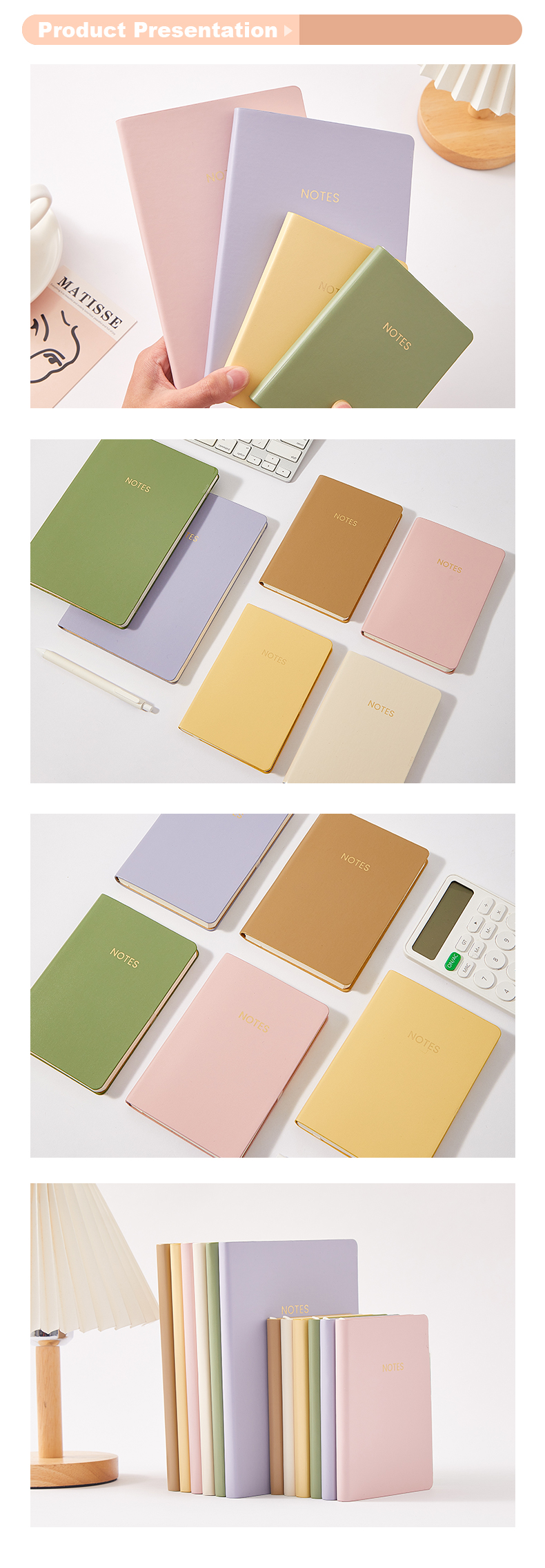 Morandi colour series Pu cover notebook6-1 Morandi colour series Pu cover notebook6-1