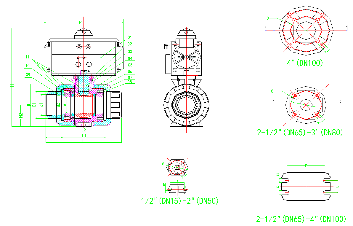 pneumatic-actuated-upvc-ball-valve-technical-drawing-dn15-dn100 pneumatic-actuated-upvc-ball-valve-technical-drawing-dn15-dn100