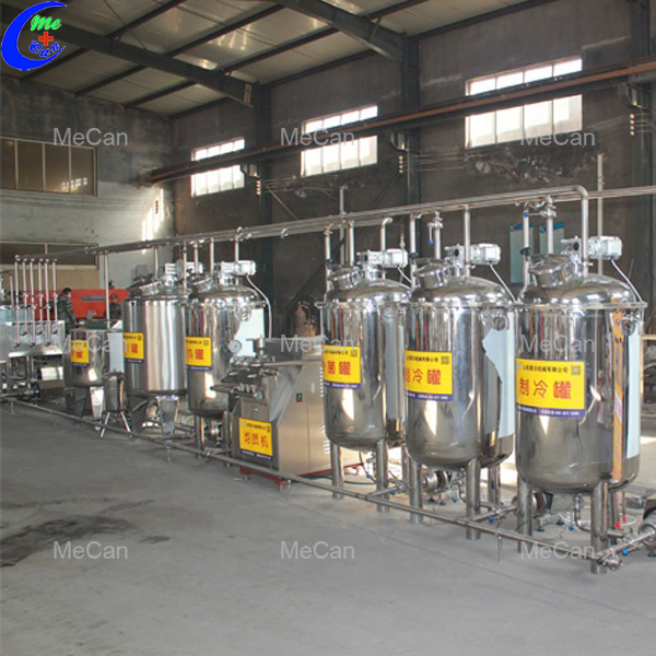 Linha de produção de pasteurização de leite Milk pasteurization production line