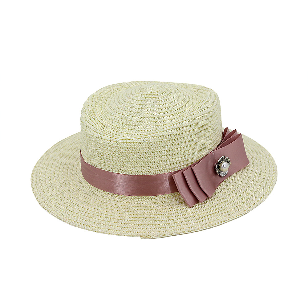 China factory cheap summer beach straw hat beanie hat women sun hat uv protection beach hat