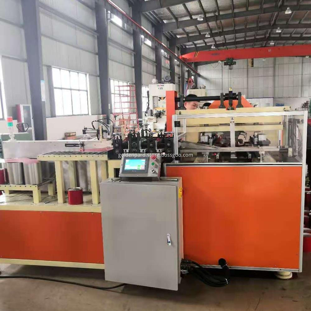 Automatic Tin Can Money Box Piggy Bank Candy Box Gift Box Making Machine Lock Seam Machine1 Automatic Tin Can Money Box Piggy Bank Candy Box Gift Box Making Machine Lock Seam Machine1