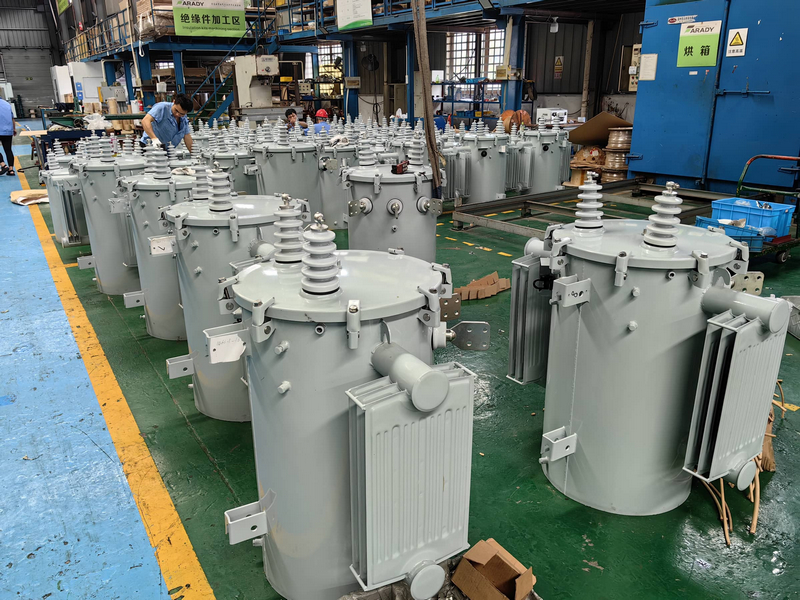 single-phase pole mounted transformer production progress (2) single-phase pole mounted transformer production progress (2)