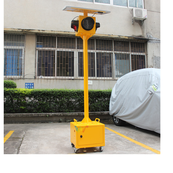 semáforo solar portátil -2 portable solar traffic light -2