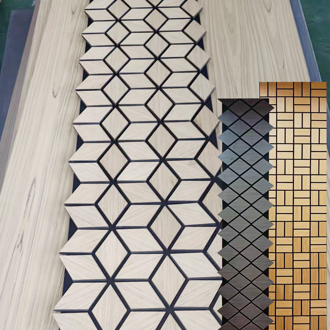 Attract composite adhesive technology polygonal sound insulation board Attract composite adhesive technology polygonal sound insulation board