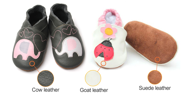 Soft leather shoes materials
