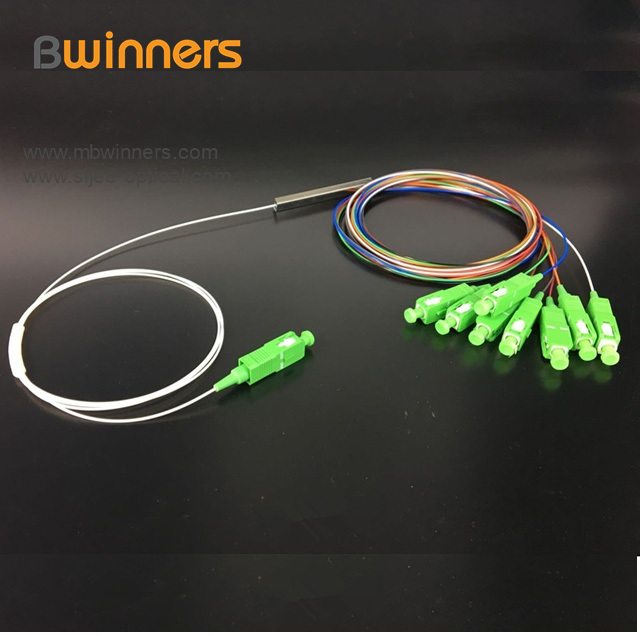 Steel Tube 1x8 Plc Splitter With Scapc Connector Steel Tube 1x8 Plc Splitter With Scapc Connector