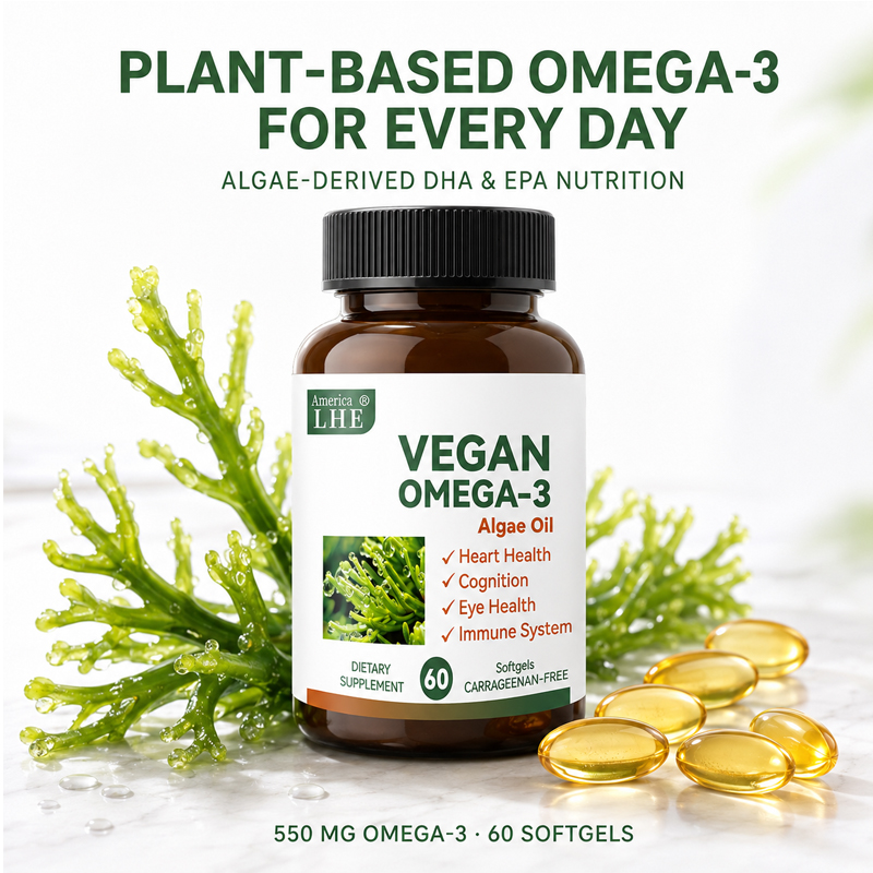 Vegan Omega 3 Algae Softgels8 Vegan Omega 3 Algae Softgels8