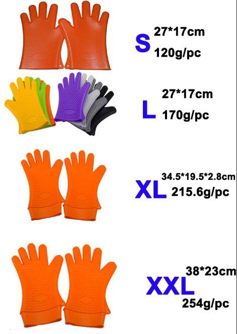4 size gloves