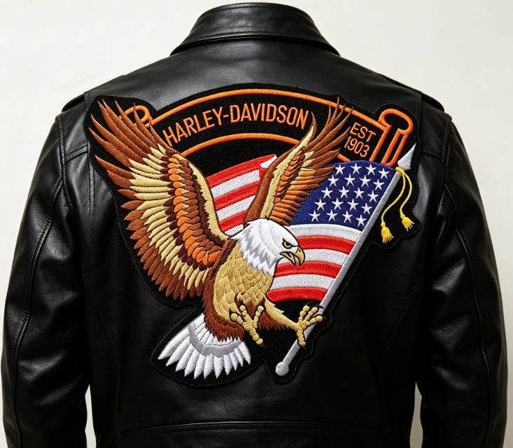 Patriotic Eagle Badge Patch Patriotic Eagle Badge Patch