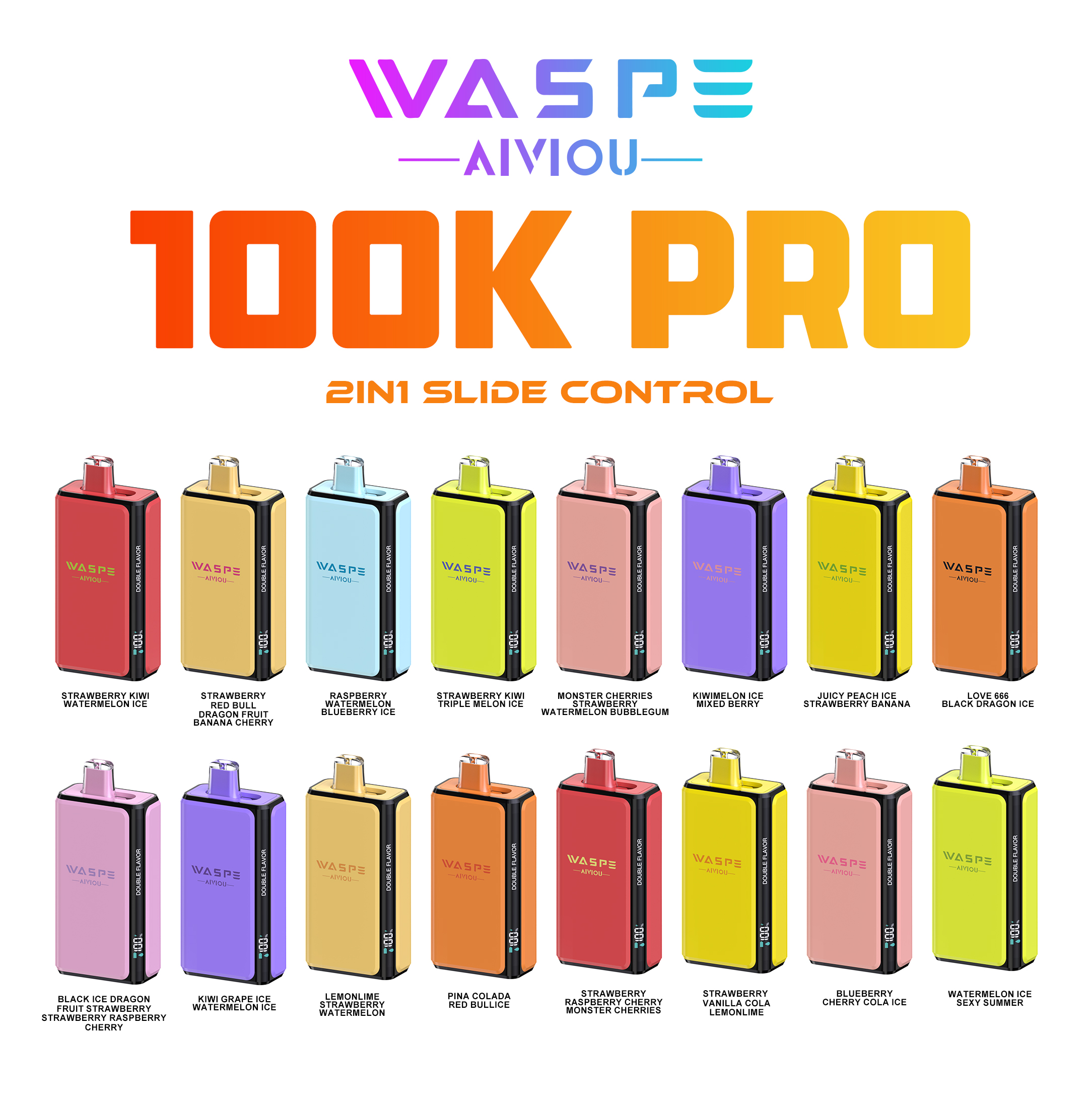 Waspe Double Flavor 100K pro Waspe Double Flavor 100K pro
