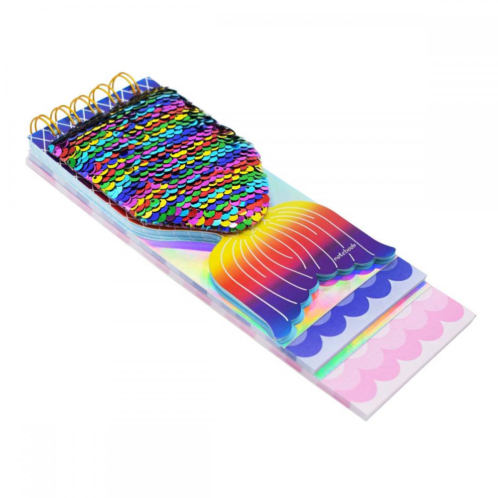 Reversible Sequin Top Spiral Notebook 5 Reversible Sequin Top Spiral Notebook 5