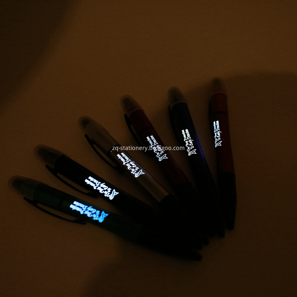 Glow LED Light Pen Writing in the Dark