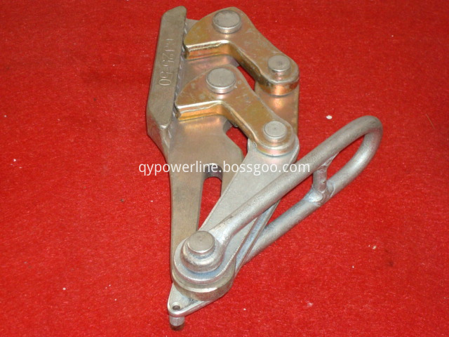 Eccentric dual-cam earth wire grips Eccentric dual-cam earth wire grips