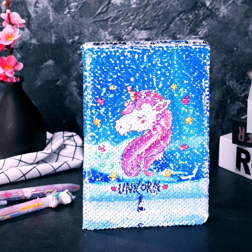 Unicorn Notebook With 4 Pieces Multicolor Pens Set 1 Unicorn Notebook With 4 Pieces Multicolor Pens Set 1