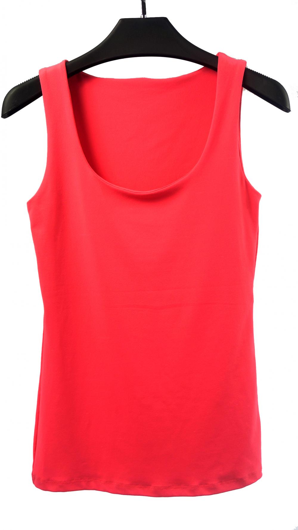 Женская майка с круглым вырезом однотонного цвета Ladies' Round Neck Tank Top In Solid Color