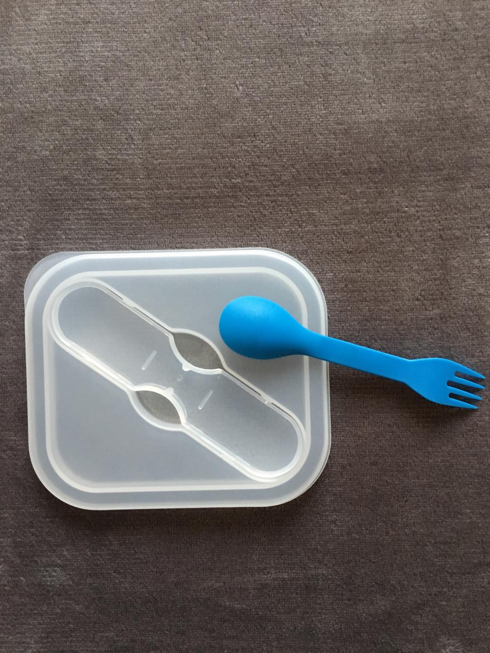 портативная коробка бенто силикона portable silicone bento box