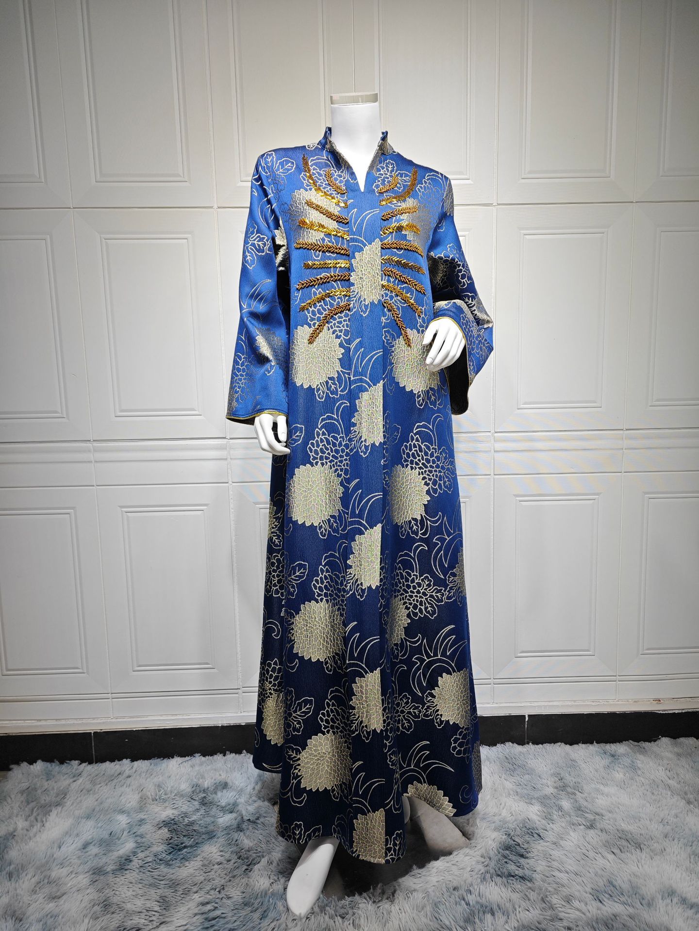 Luxury Abaya Jalabiya Dress AB402 (8) Luxury Abaya Jalabiya Dress AB402 (8)