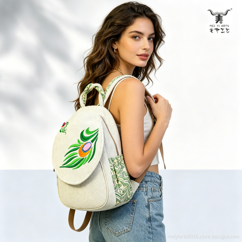 Embroidered Backpack Embroidered Backpack