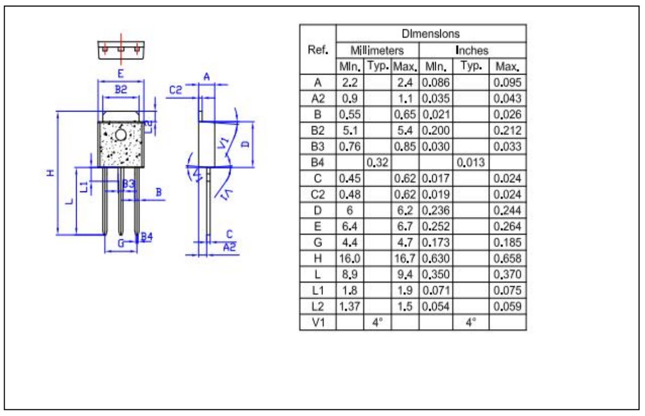 YZPST-BT151U-500C TO-251 YZPST-BT151U-500C TO-251