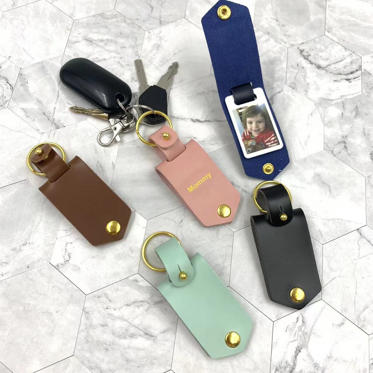Blank personalized leather lanyard Blank personalized leather lanyard