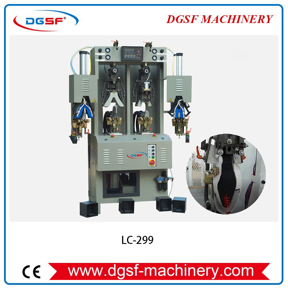 LC-299 Back Part Forming Machine For Moccasin Shoes (1) LC-299 Back Part Forming Machine For Moccasin Shoes (1)
