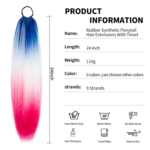Alileader Provide Sample Long Ponytail Yaki Easy Synthetic Braiding Hair Pre Stretched Glitter Extensions Hair Tinsel Supplier, Supply Various Alileader Provide Sample Long Ponytail Yaki Easy Synthetic Braiding Hair Pre Stretched Glitter Extensions Hair Tinsel of High Quality