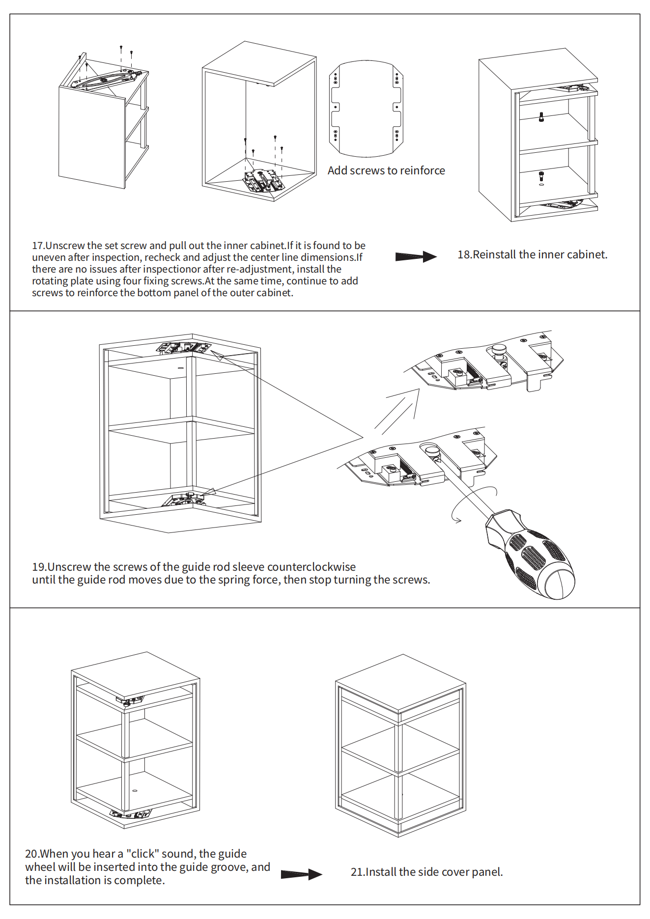 360° degree Rotating Cabinet System-5 360° degree Rotating Cabinet System-5