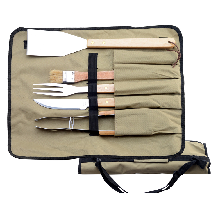 BBQ tool set with cloth bag1
