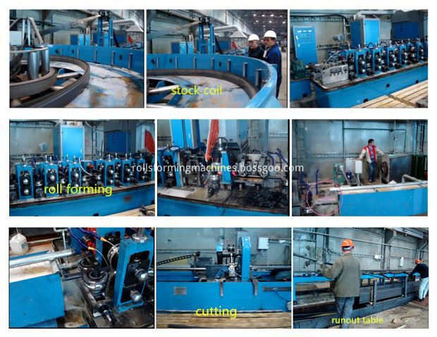 working flow of carbon steel pipe making machine working flow of carbon steel pipe making machine