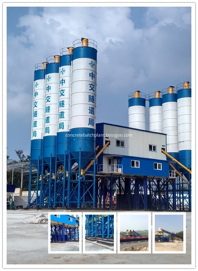 non foundation concrete batching plant