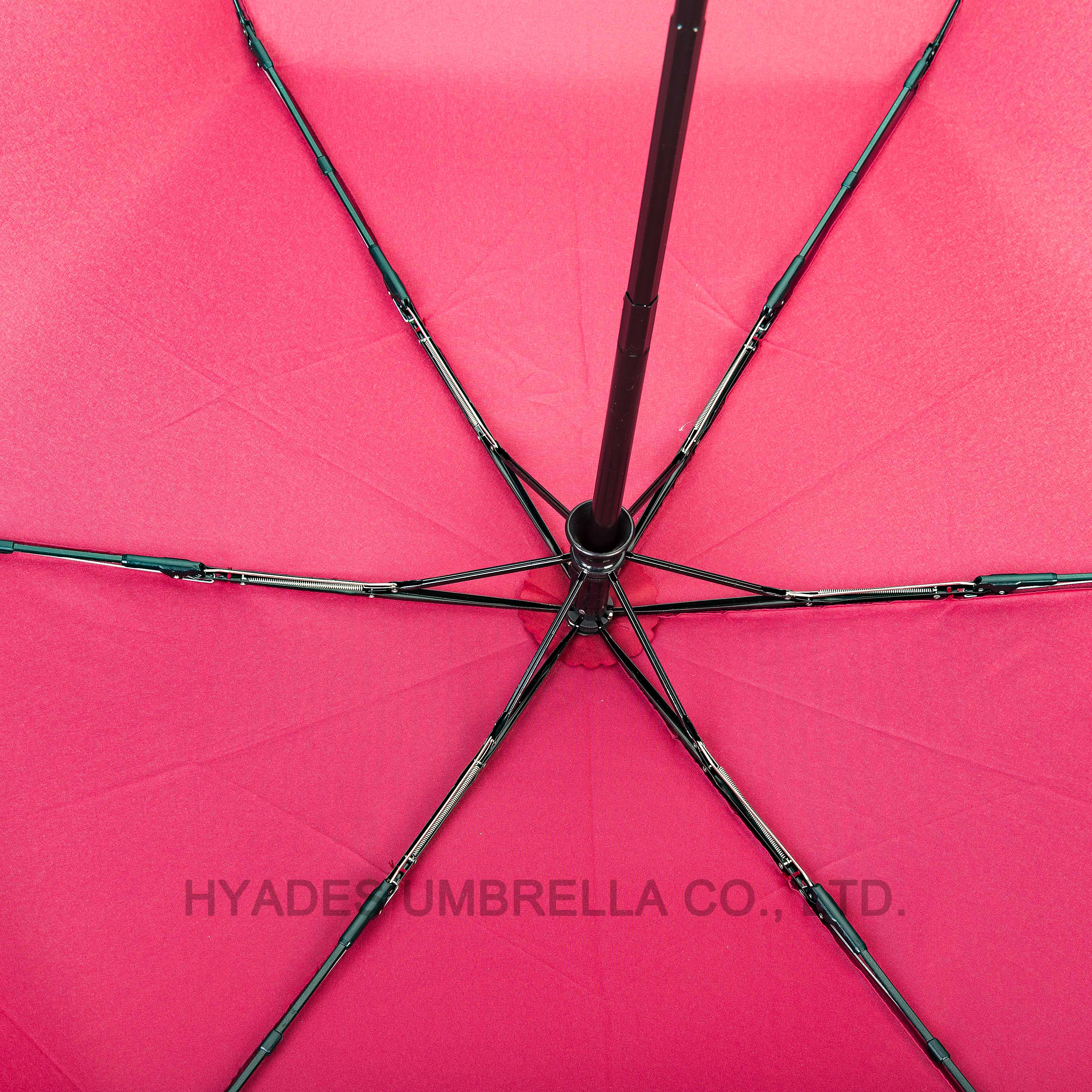 Côtes de fibre de verre de première qualité pour parapluie pliant couleur vin premier quality fiberglass ribs for folding umbrella wine color