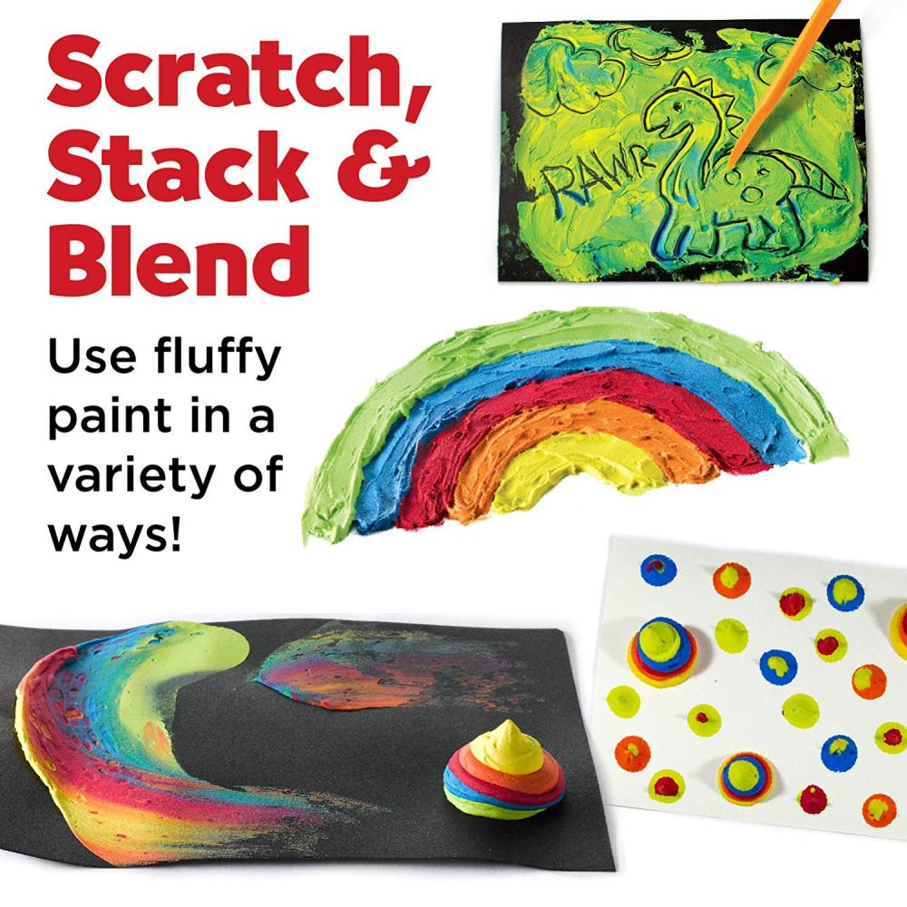Rainbow Fluffy Paint 6 Rainbow Fluffy Paint 6