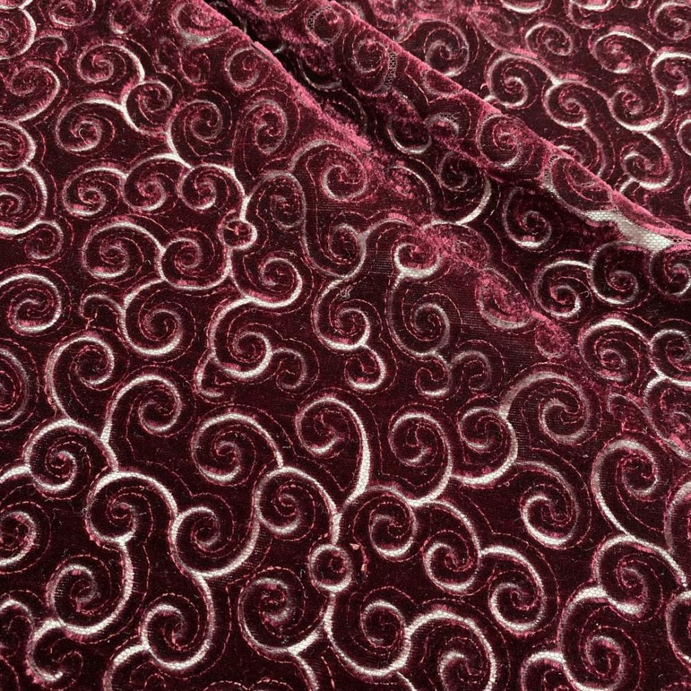 Velvet Laser Cut Embroidery Fabric