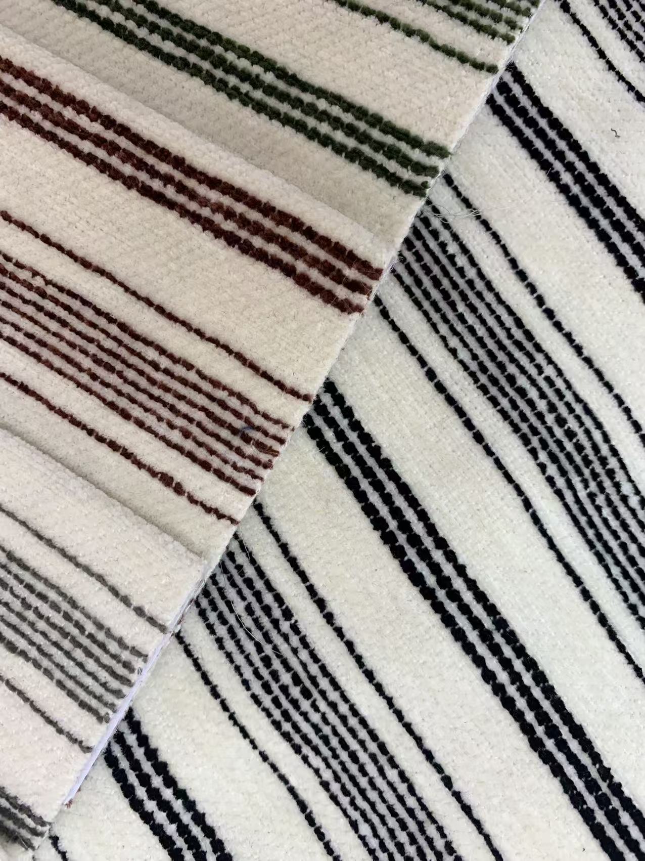 Striped Chenille Fabric for Sofa Striped Chenille Fabric for Sofa