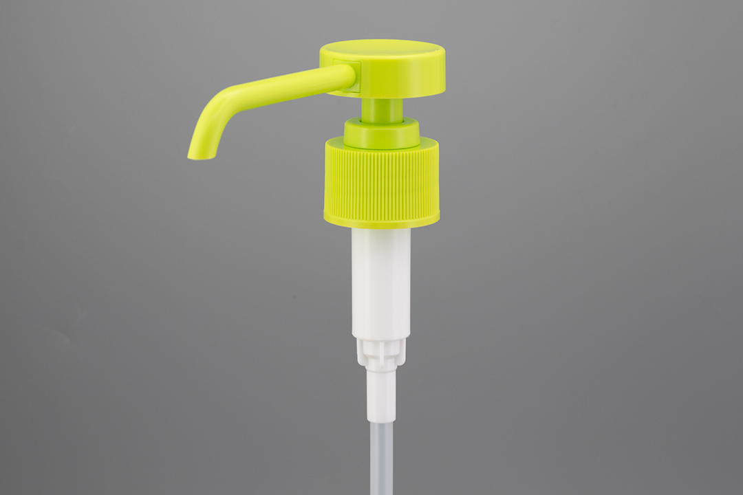 Custom 28/410 Green Ribbed 3cc Up-Down Lock Lotion Pump Custom 28/410 Green Ribbed 3cc Up-Down Lock Lotion Pump