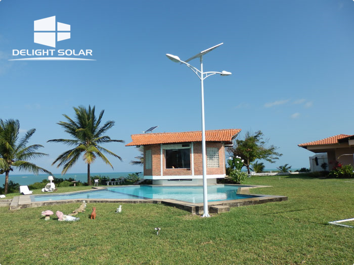 solar street light project instuction -DELIGHT ECO