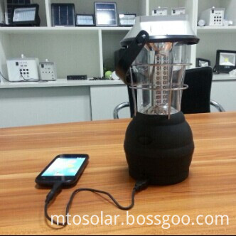 solar lantern with mobile charger