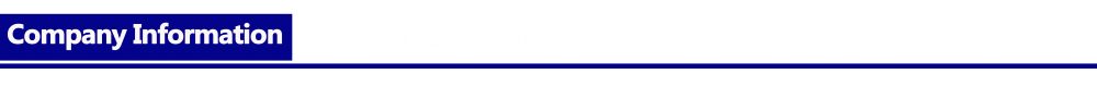 company information company information