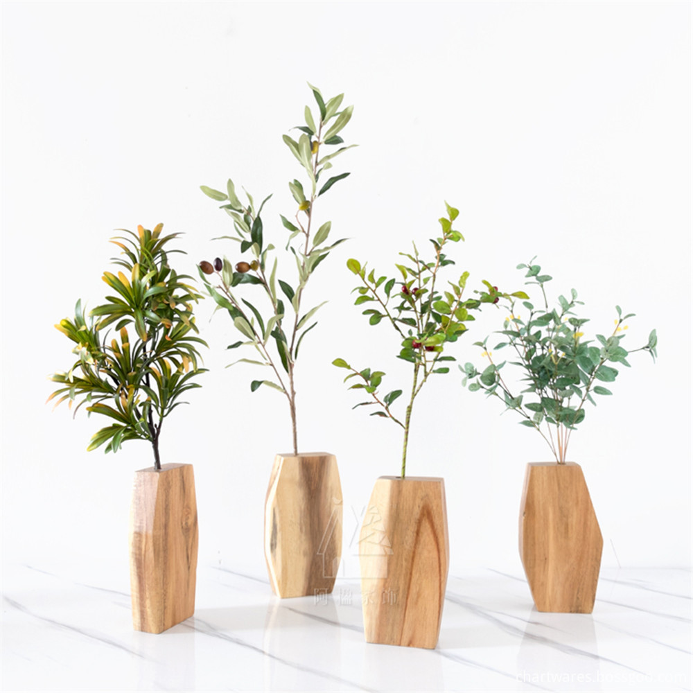wooden vase decoration wooden vase decoration