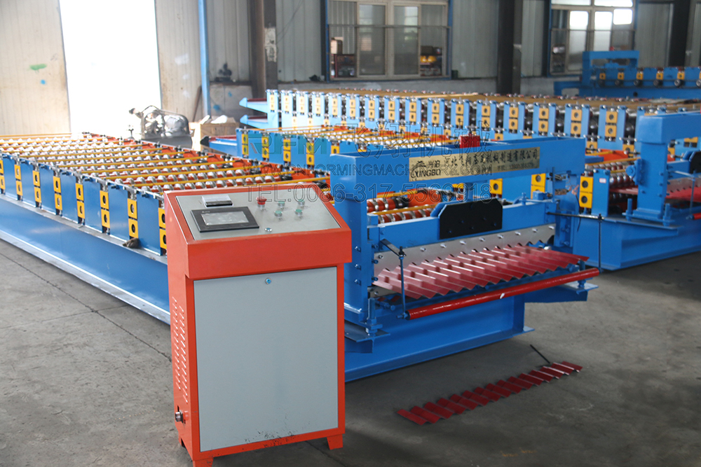 corrugated panel roll forming machine corrugated panel roll forming machine