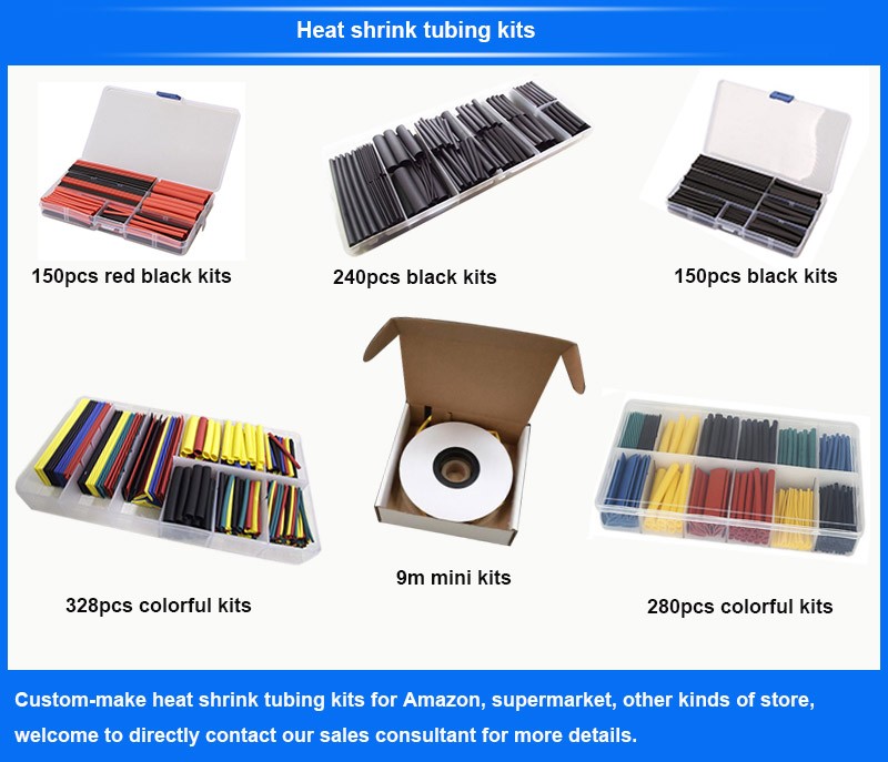 Colorful Heat shrink tube thin wall waterproof sleeve tubing kits 25-150mm.NpXXXXcHXVXXq6xXFXXXL