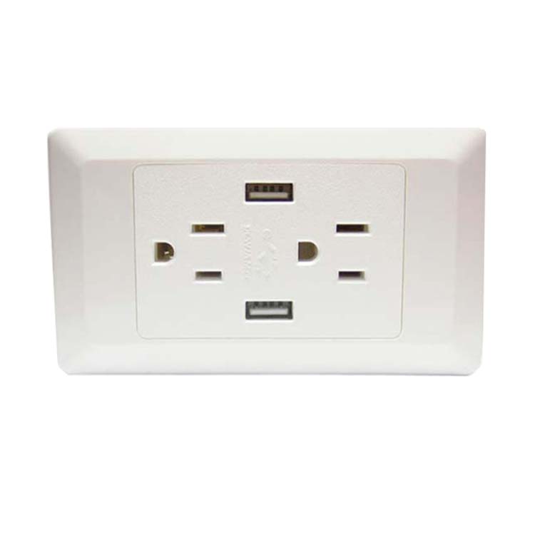 US double wall socket